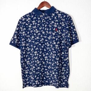 Polo Ralph Lauren Men’s Polo Shirt Golfcore Novelty Preppy Cotton Navy Large